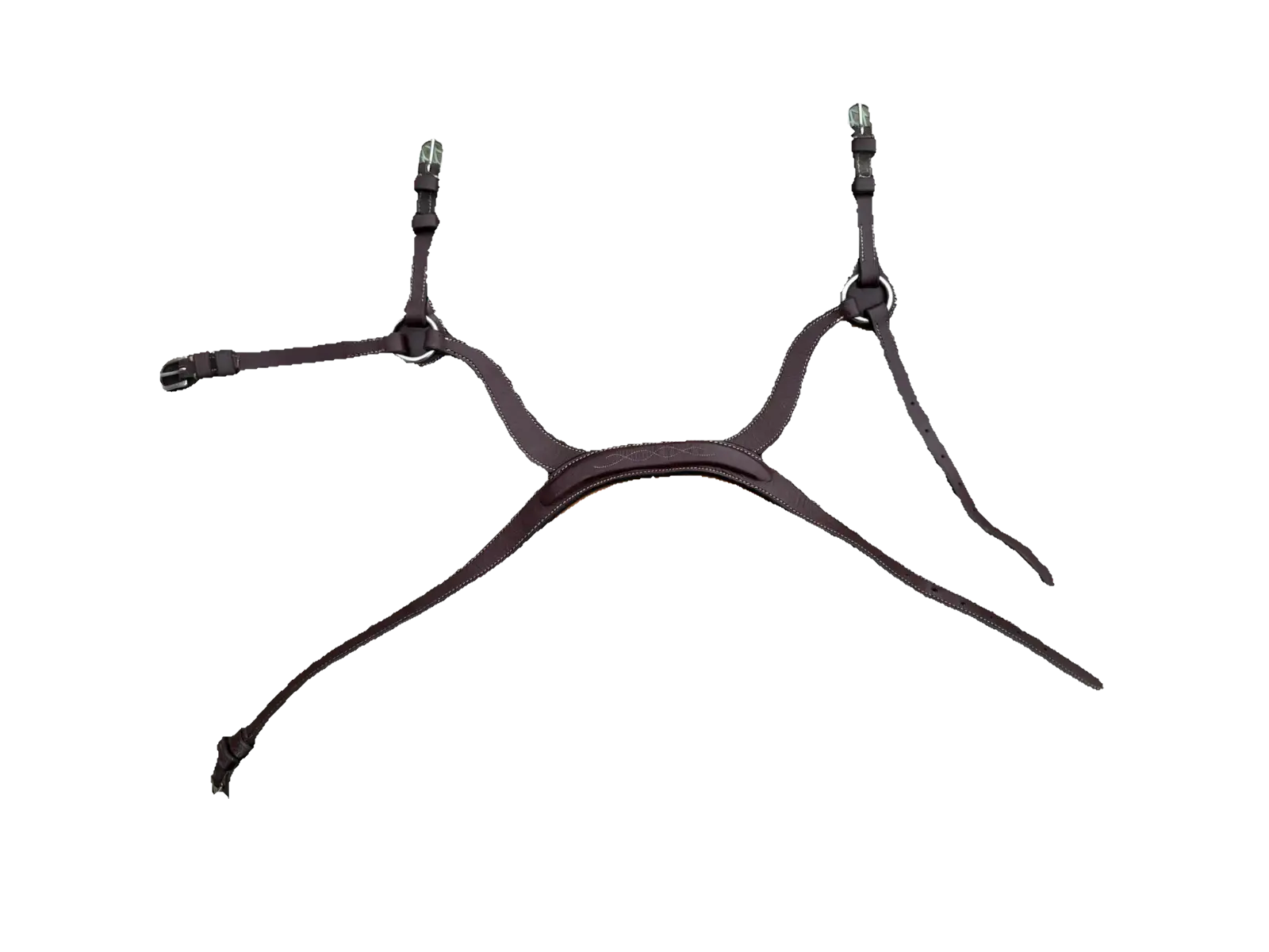 ExionPro Anatomical Combined Flash Noseband – Cob – Vegetable Tanned Leather- Oak Brown