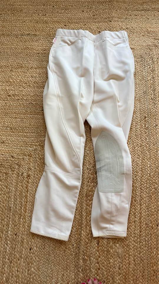 Tailored Sportsman White Show Breeches, Approx. Size 26 Long