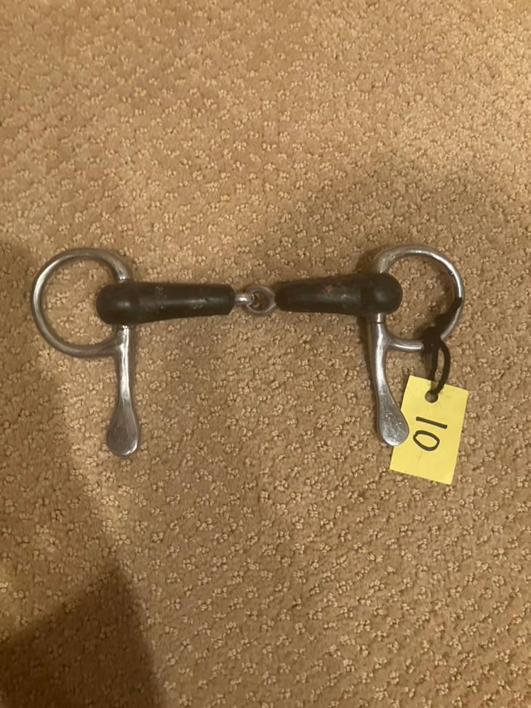 Rubber half cheek snaffle