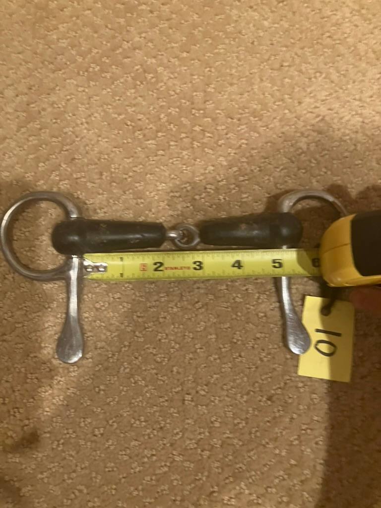 Rubber half cheek snaffle