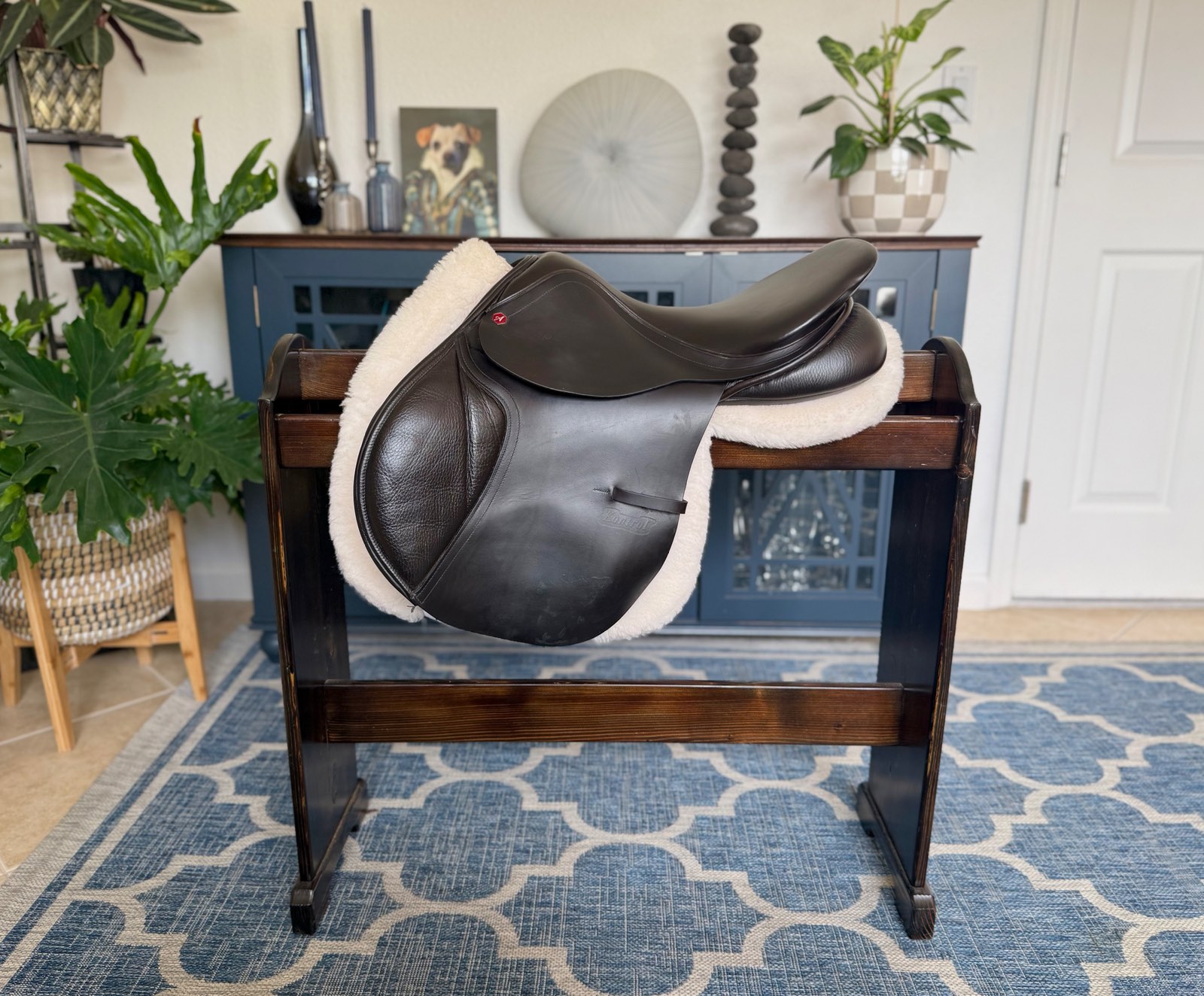 17" Albion Kontrol Adjusta Tree Jump Saddle (MW)