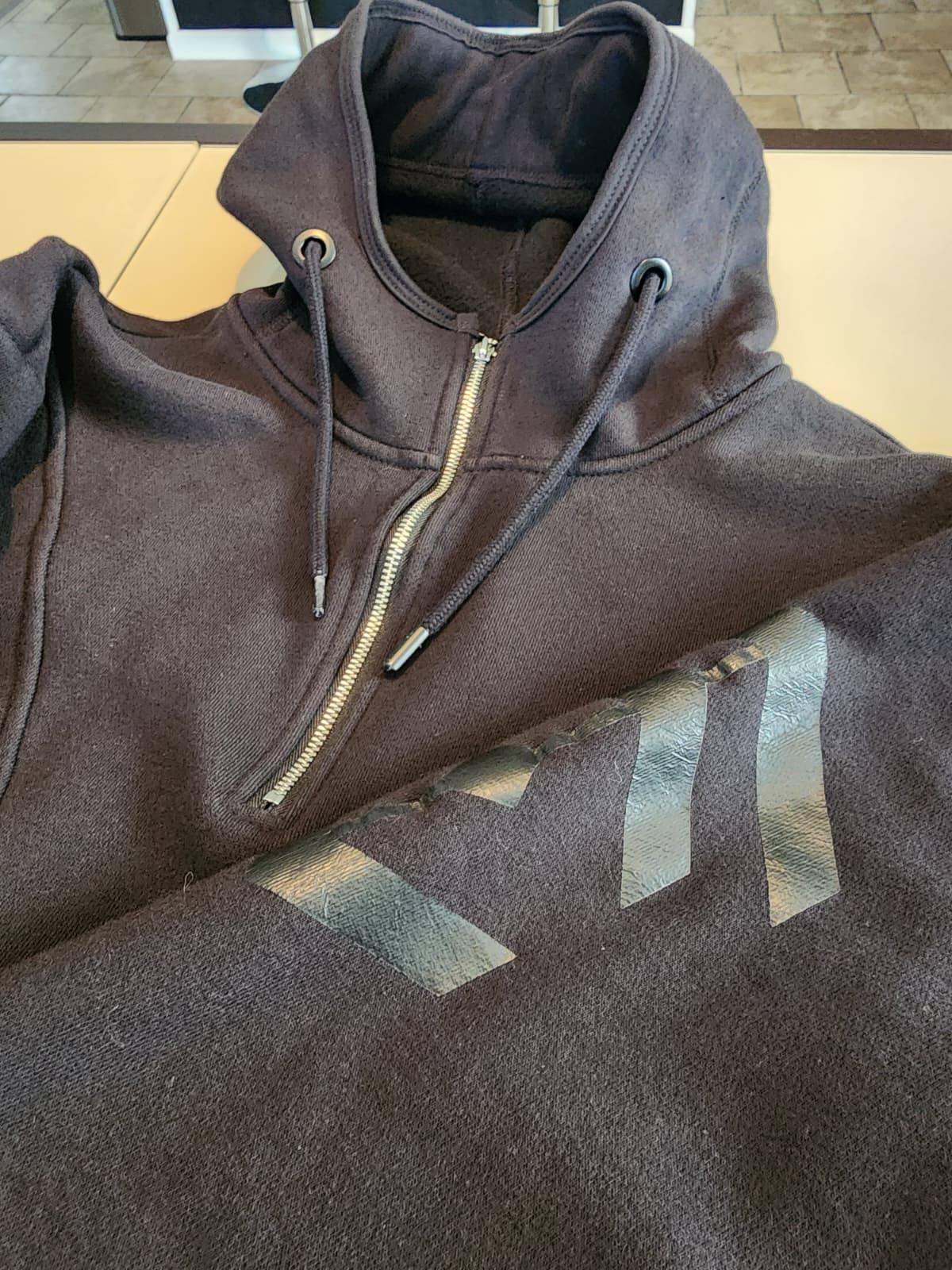Aztec Diamond Women's Black Equestrian Quarter Zip Hoodie Size M