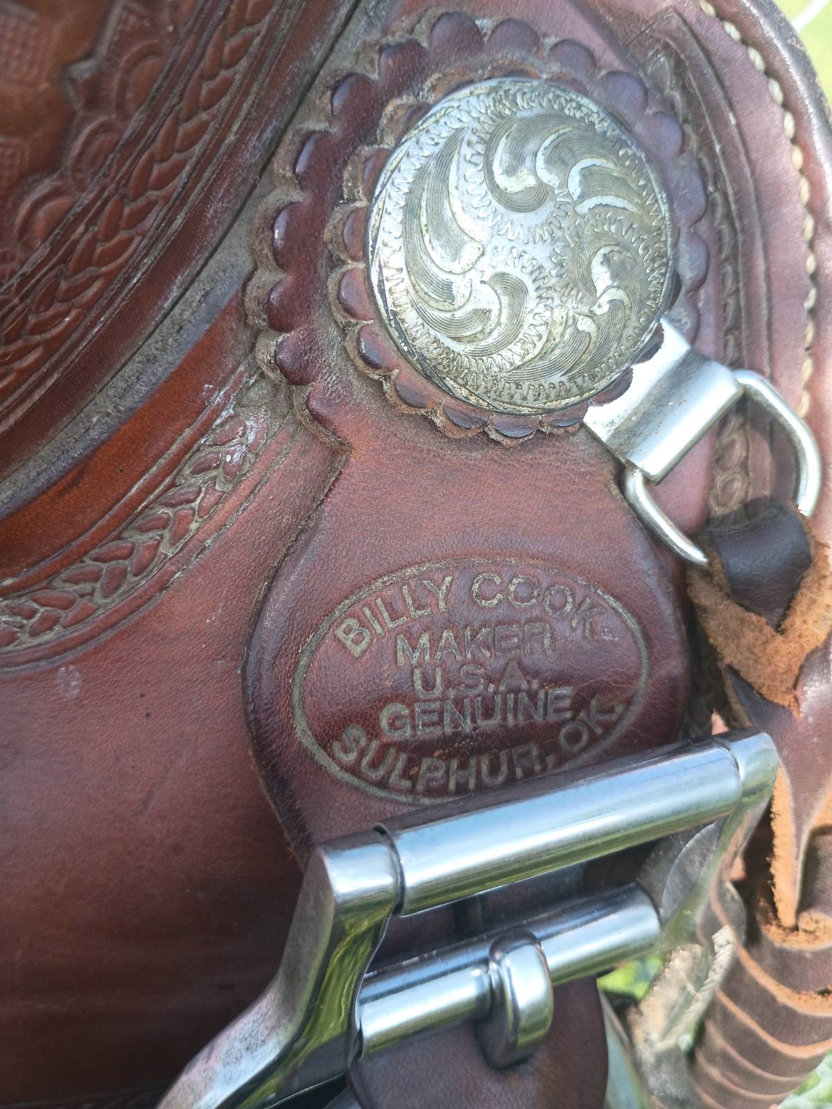 Billy cook sulphur Oklahoma | 16" Excellent condition been stored most of its life | 7" Tree Size | Before 2010