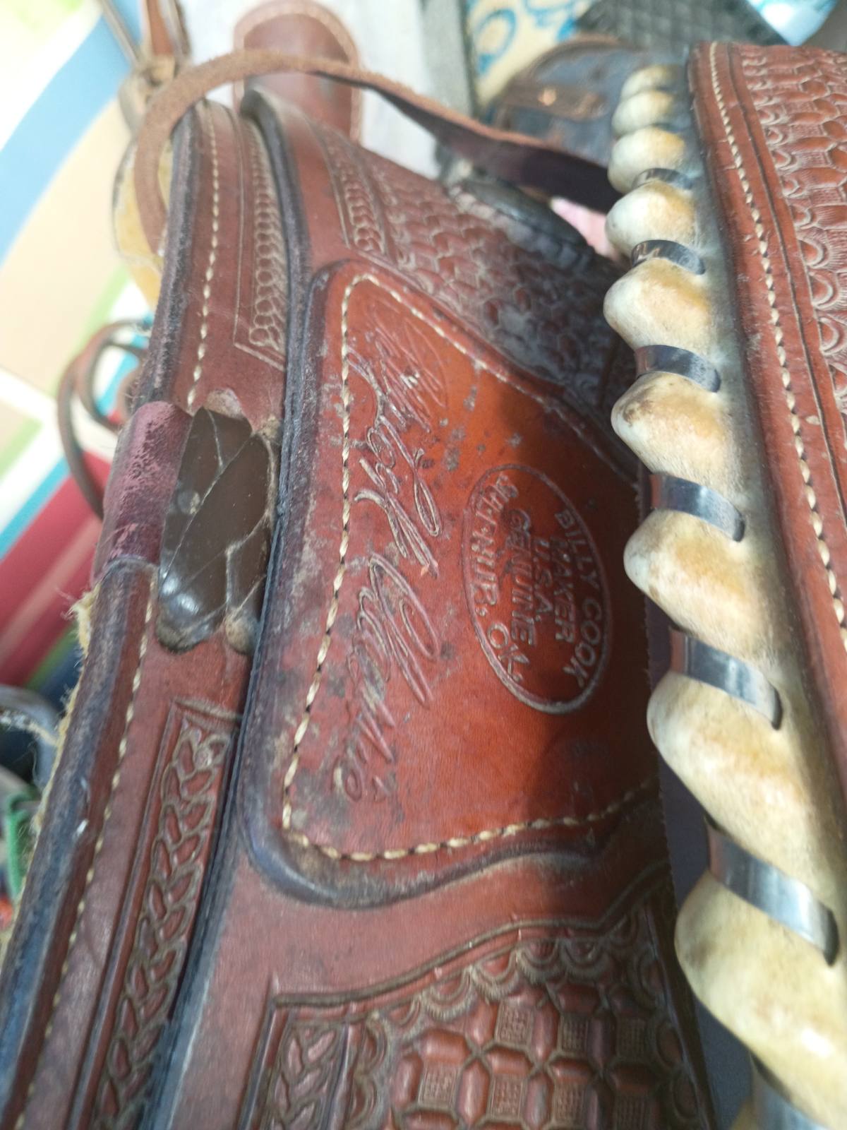 Billy cook sulphur Oklahoma | 16" Excellent condition been stored most of its life | 7" Tree Size | Before 2010