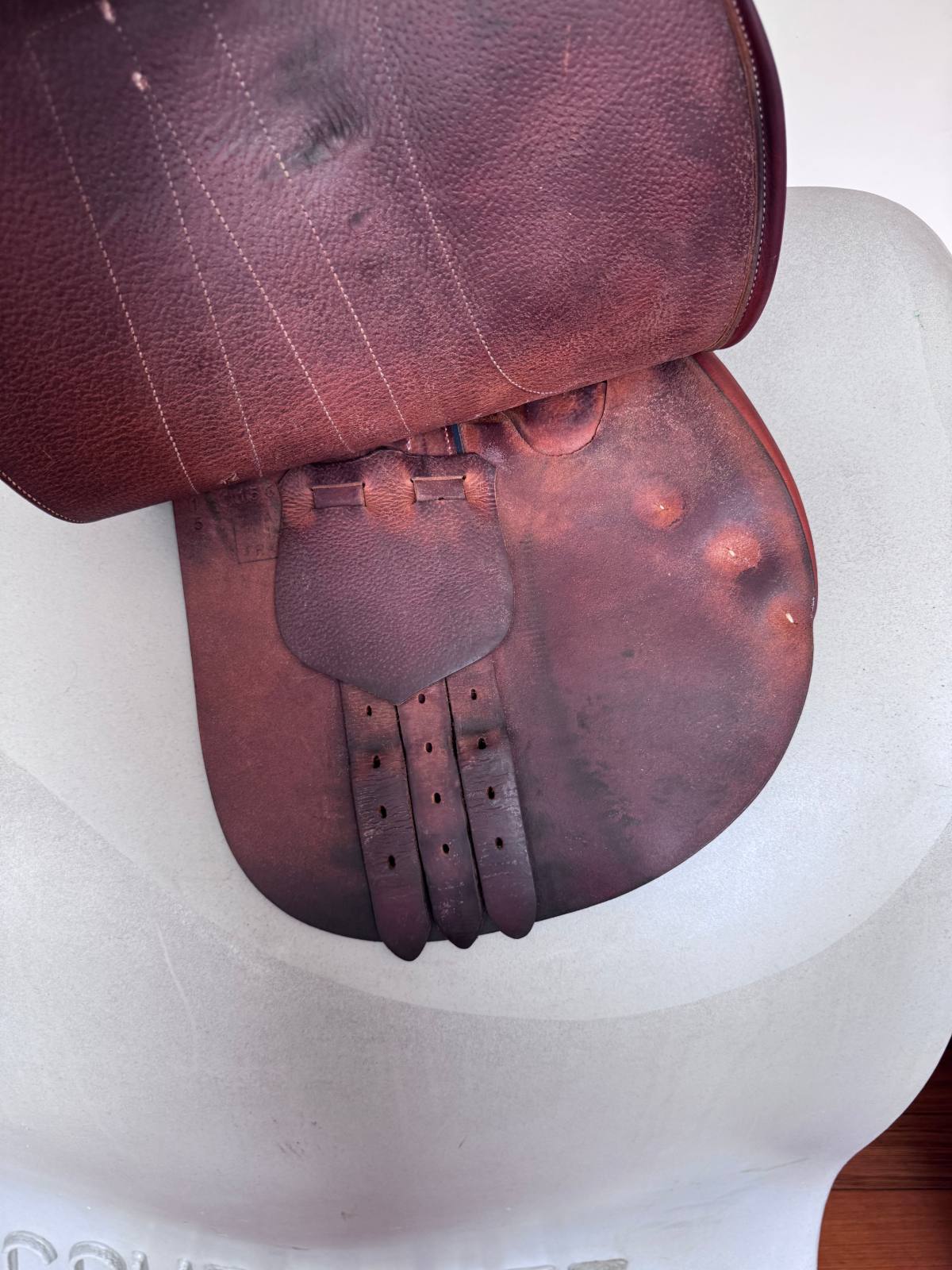 17" Butet Premium Saddle - 1.5 Flaps - "P" Flat Seat - Full Calf