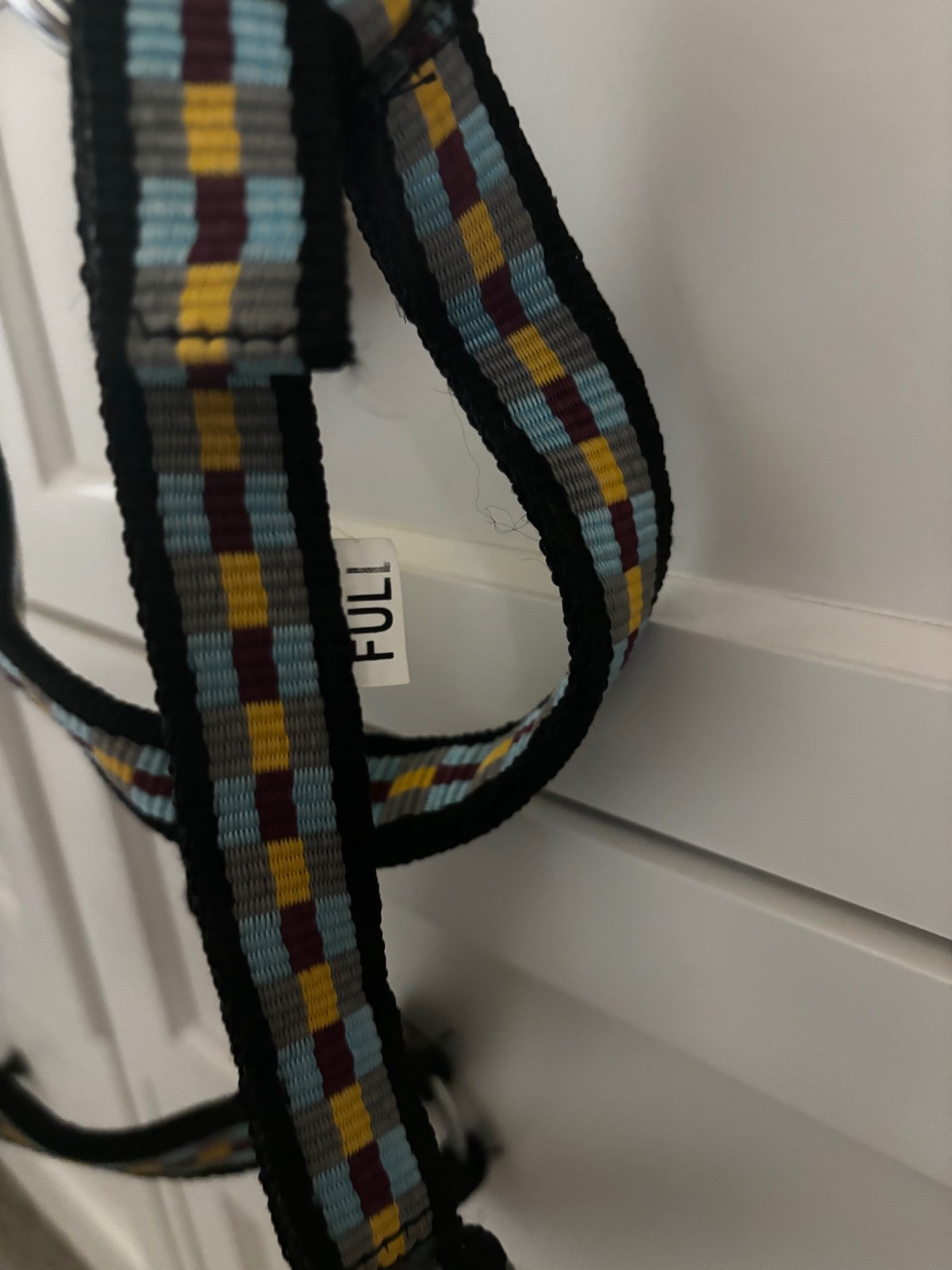 blue multicolor full size halter