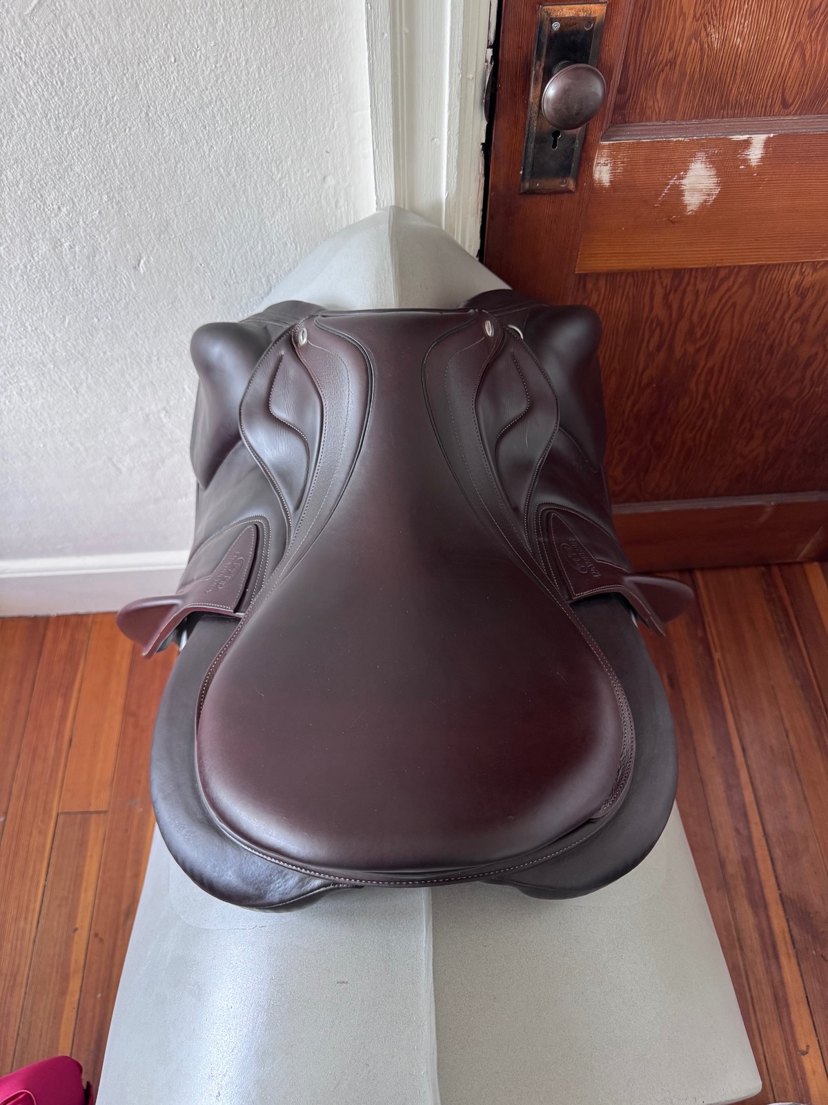 18" Devoucoux Chiberta Lab Monoflap Saddle - 2018 - 1AA - Full Buffalo!