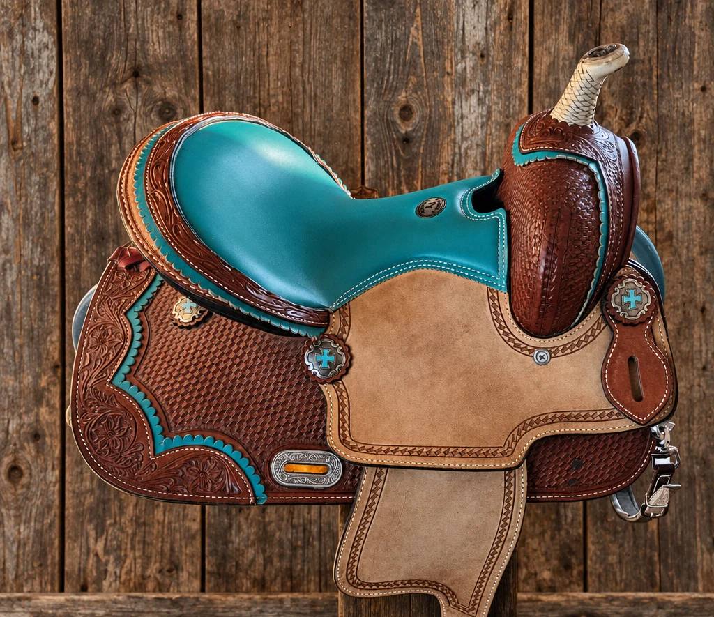 Double J Barrel Saddle | 13" | 6.25" Tree Size