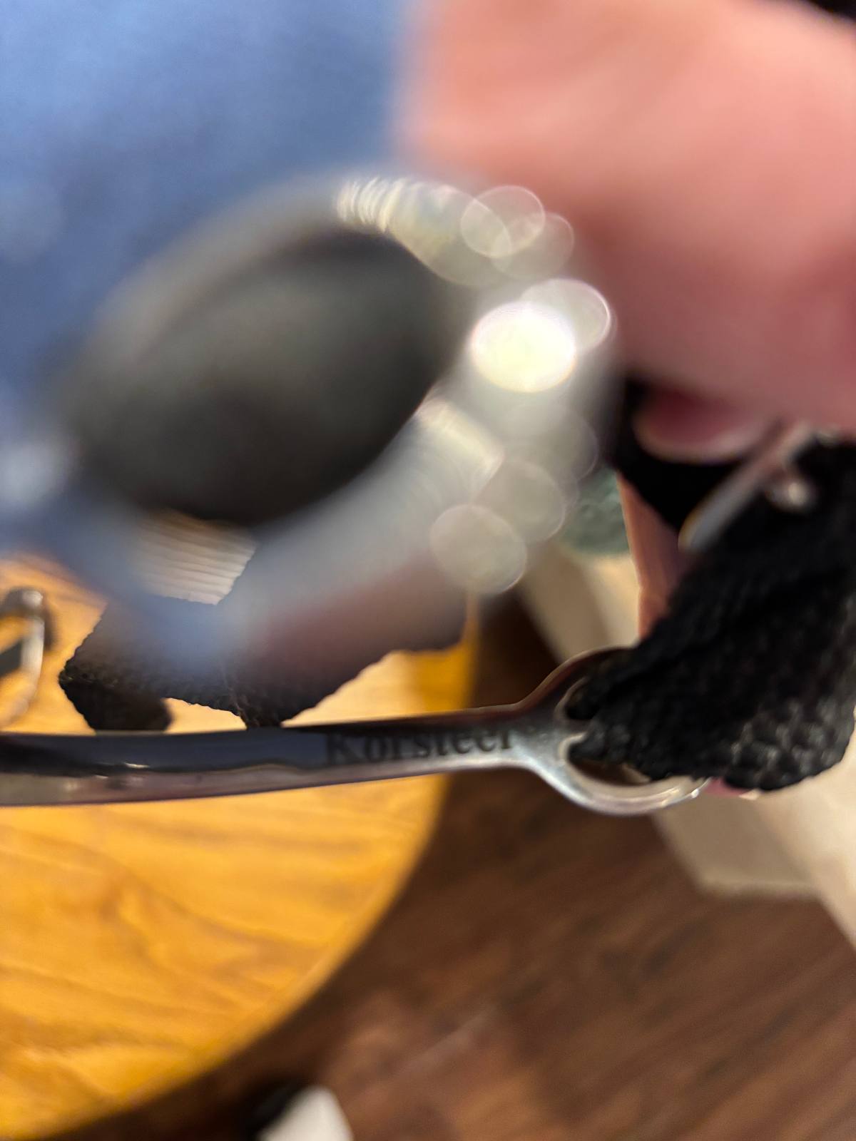 Youth Kids Korsteel English Riding Spurs Stainless Steel w/ Adjustable Nylon Straps