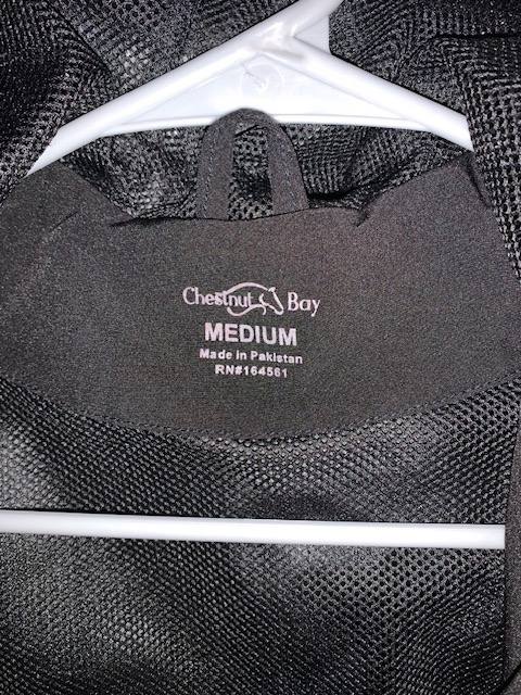CHESTNUT BAY WATERPROOF RIDING RAIN JACKET MEDIUM