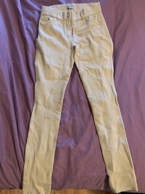 RIDING SPORT Riding Pants kids, Tan size 14