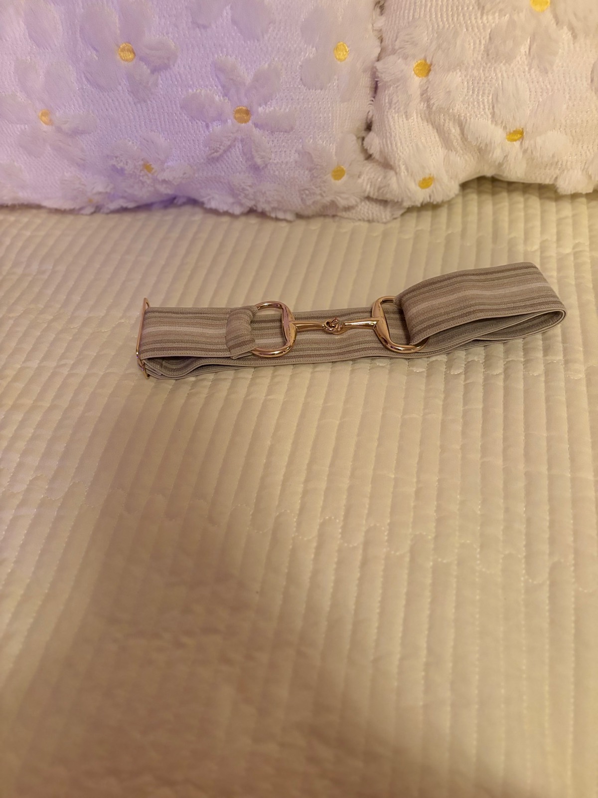 Ellany beige adjustable belt