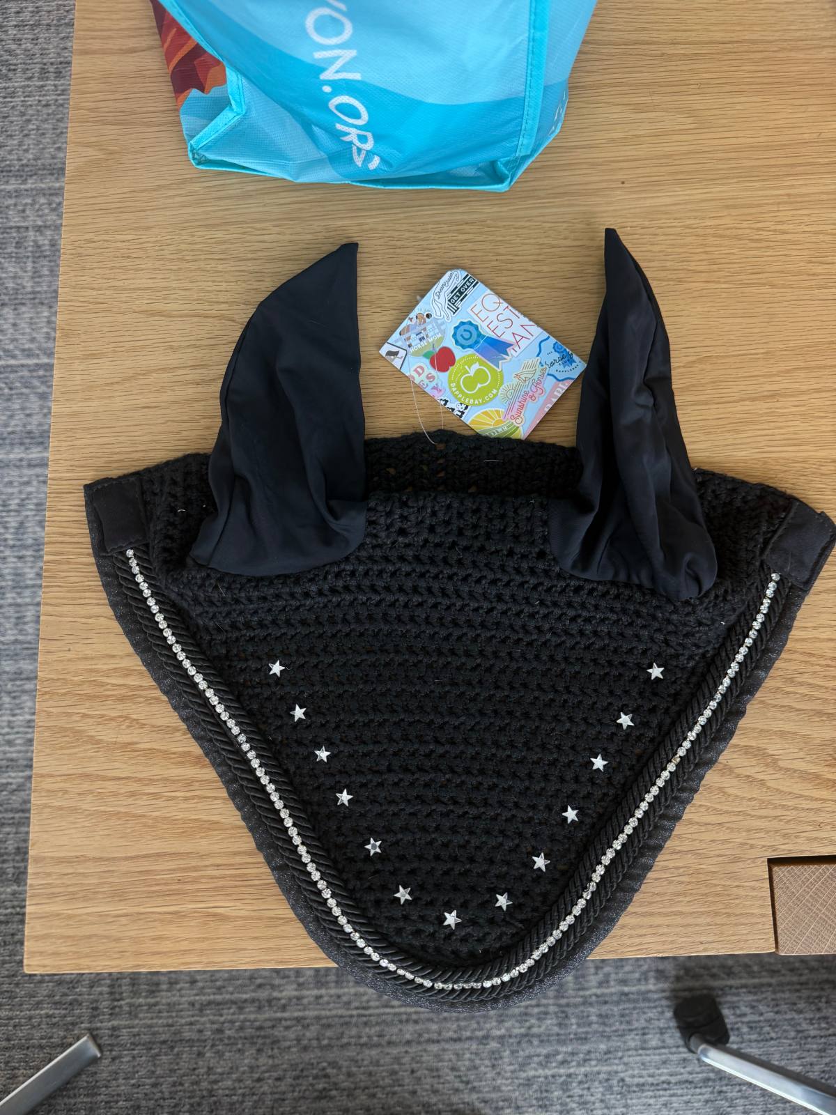 Brand new Dapplebay Ear Bonnet- Shine on