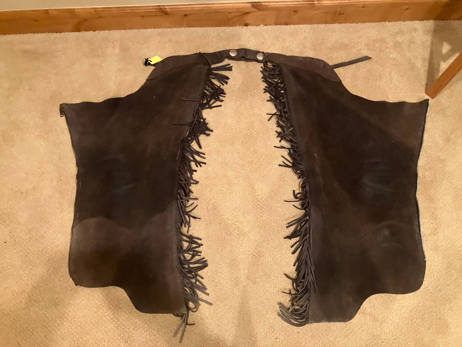 Fringed Leather Show Chaps