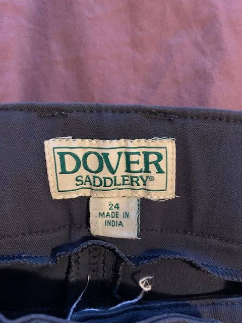 DOVER SADDLERY Breeches , blue. Good Condition, Size 24