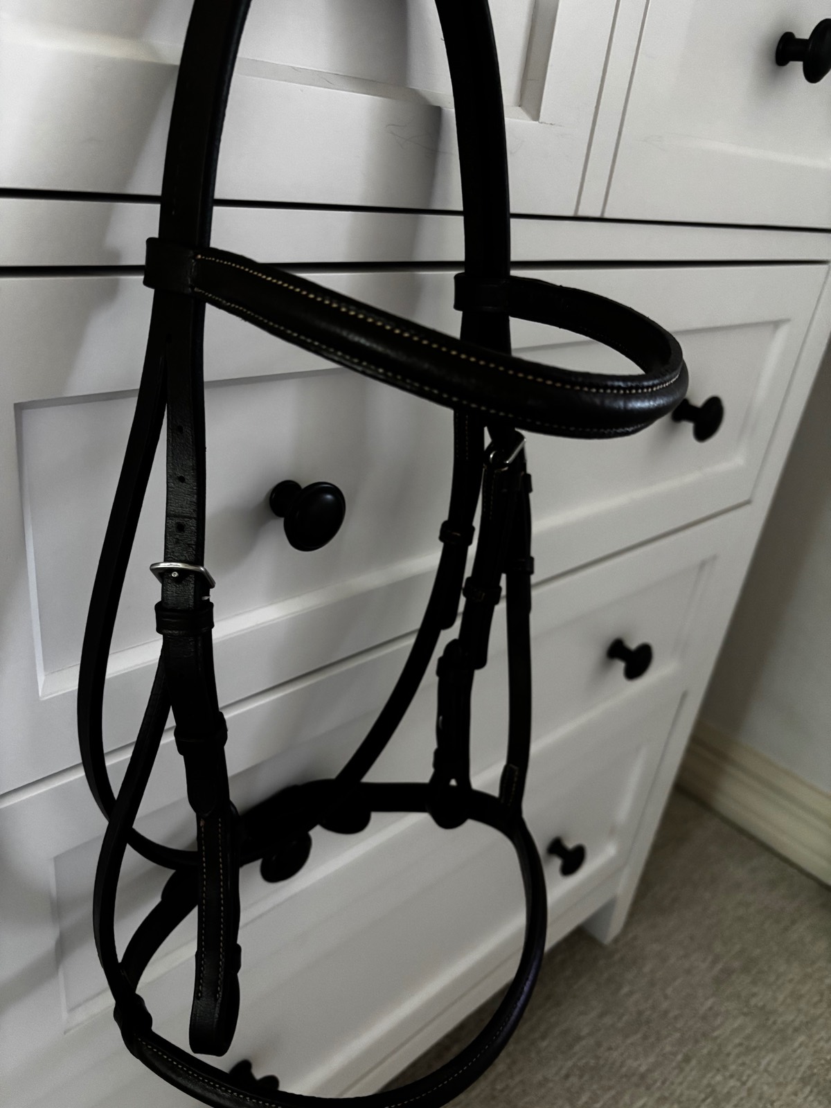 SMARTPAK cob sized havanna colored bridle