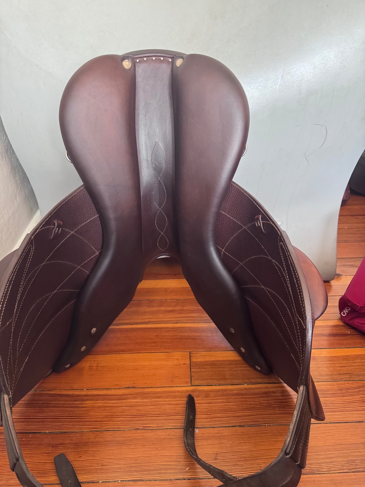 17.5" Antares Monoflap XC Saddle - 3A - Full Buffalo - Excellent!
