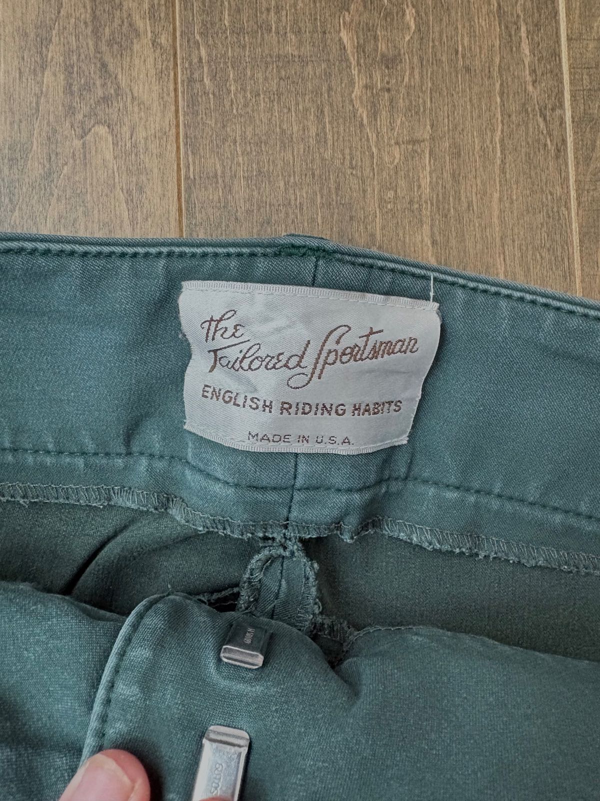THE TAILORED SPORTSMAN mid-rise knee patch breeches