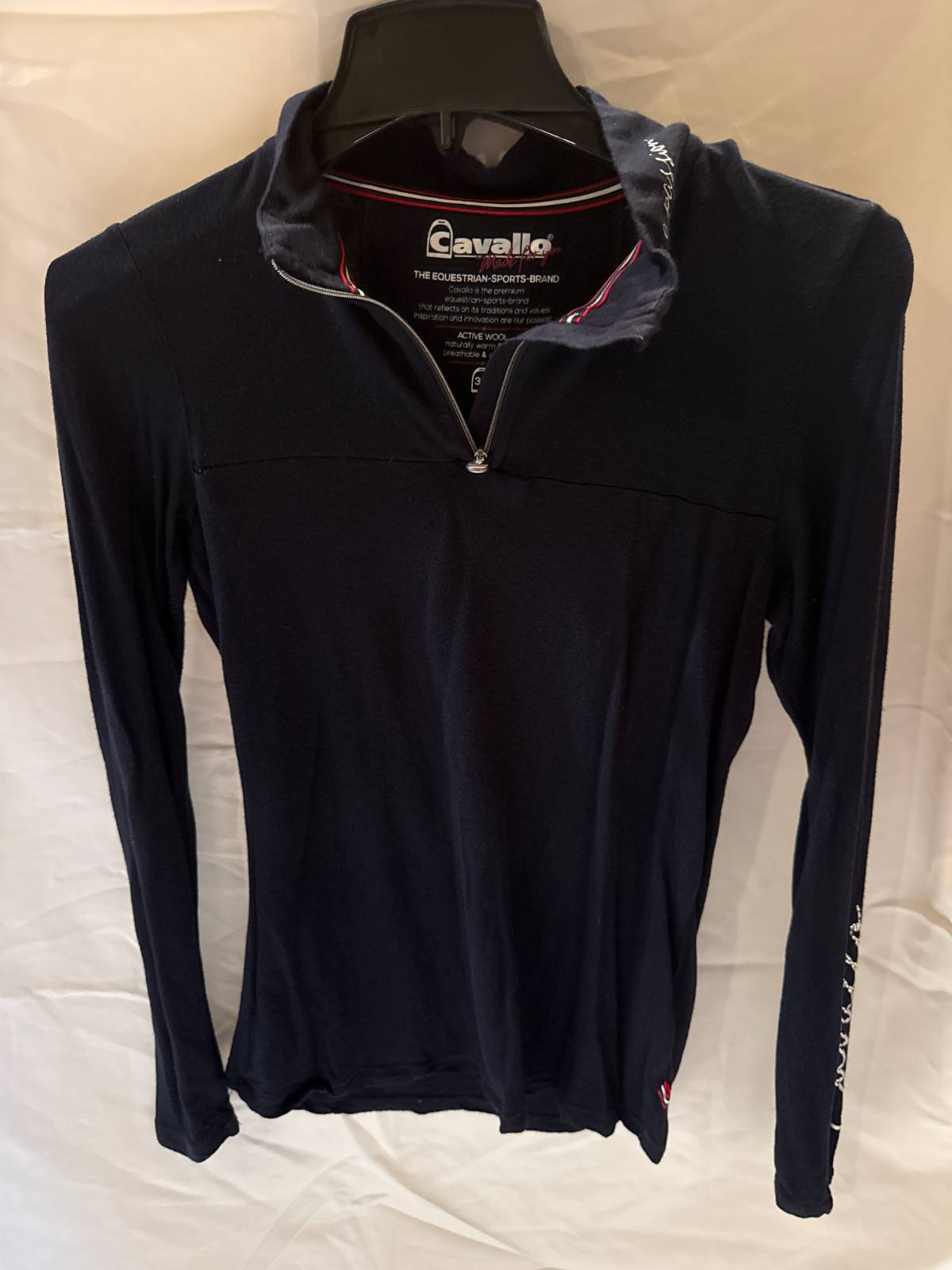 Cavallo Active Wool 1/4 Zip Navy EU38 US8