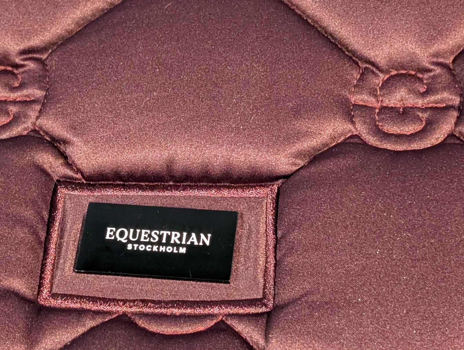 EQUESTRIAN STOCKHOLM Black Raven Jump Saddle Pad