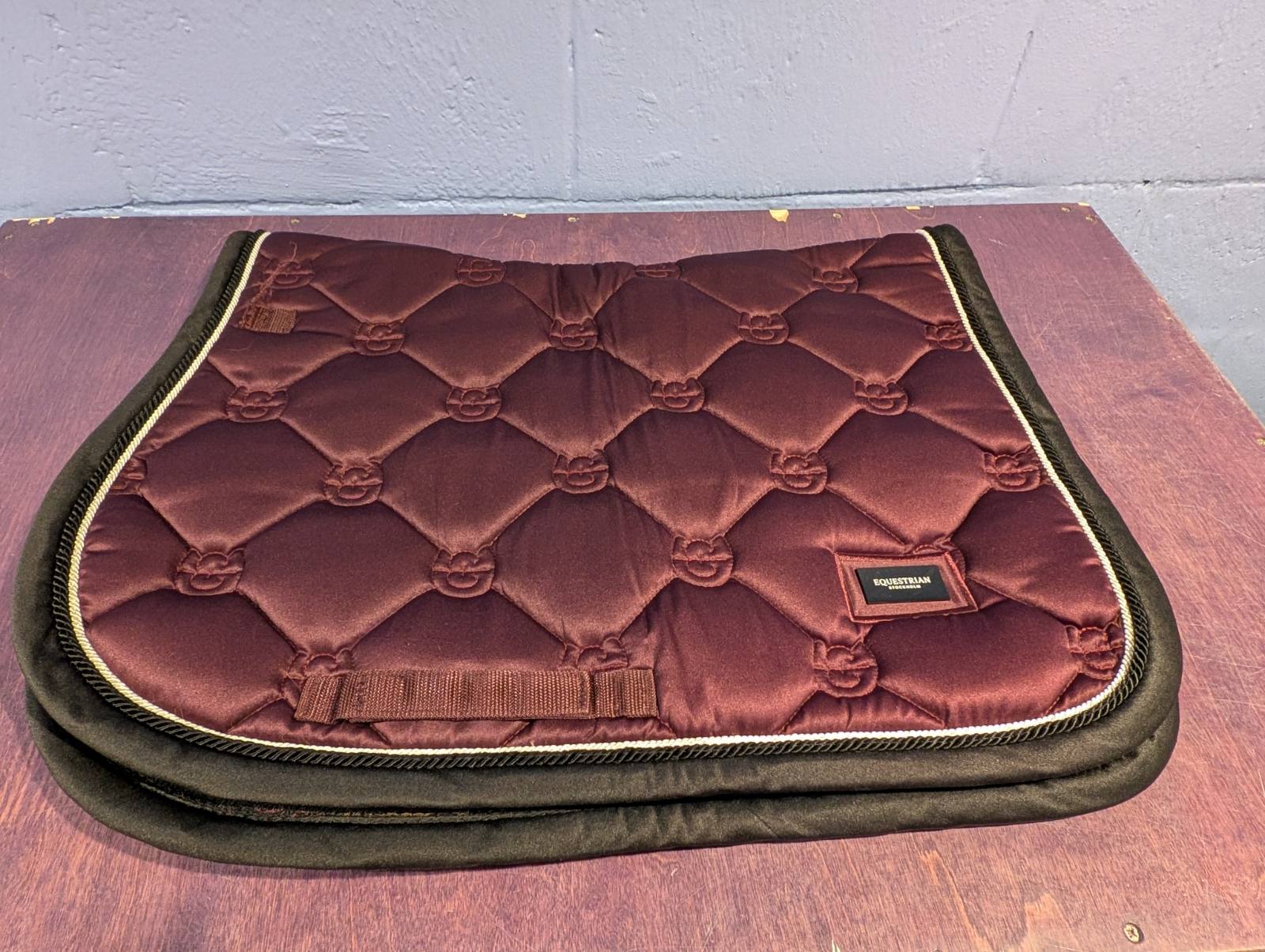 EQUESTRIAN STOCKHOLM Black Raven Jump Saddle Pad
