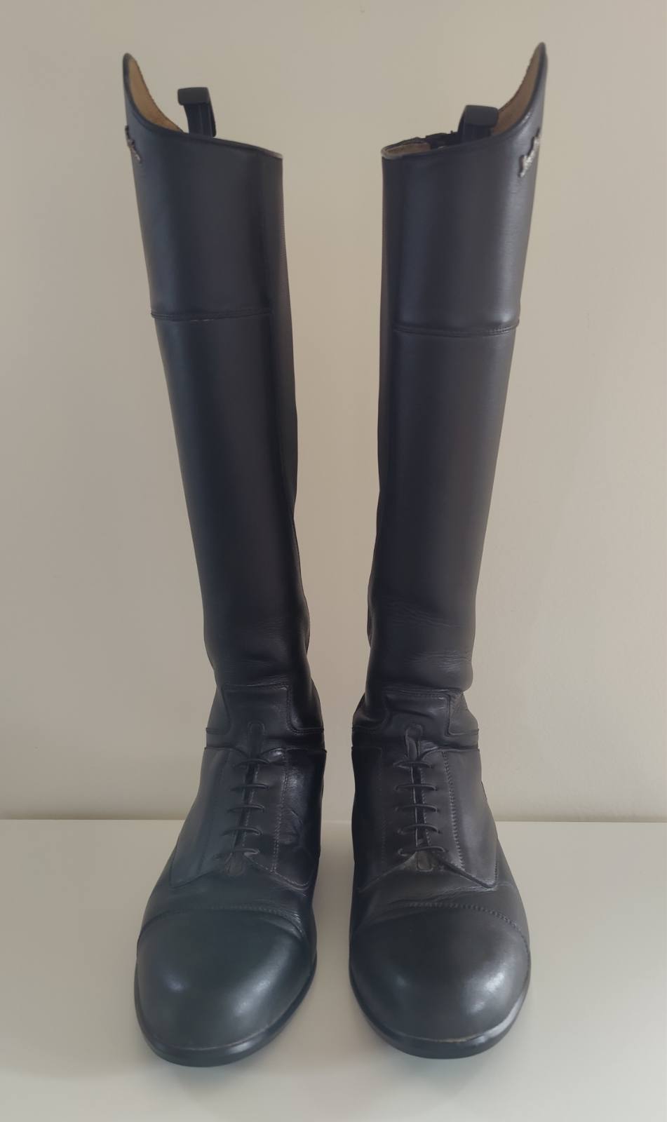Sergio Grasso Evolution Field Riding Boots Tall Narrow Size 44 -1 Black