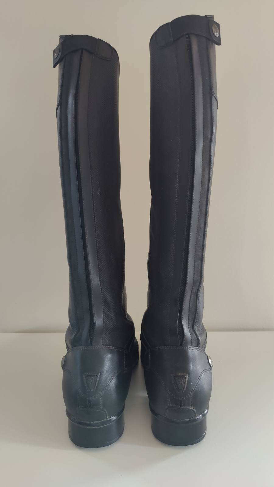 Sergio Grasso Evolution Field Riding Boots Tall Narrow Size 44 -1 Black