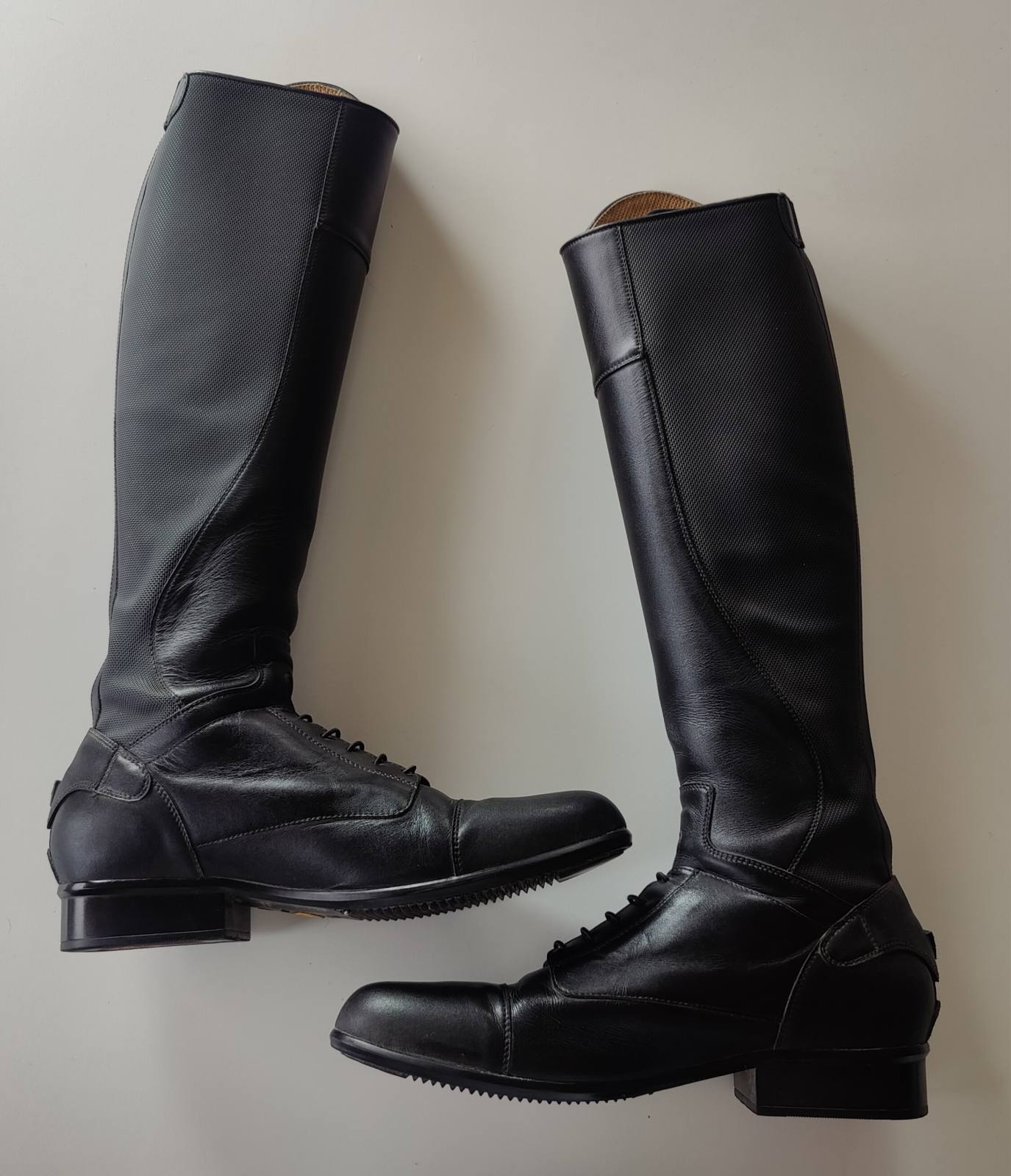 Sergio Grasso Evolution Field Riding Boots Tall Narrow Size 44 -1 Black