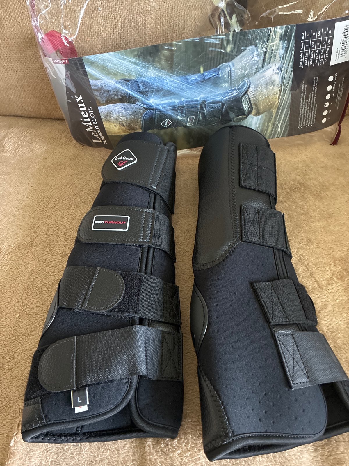 LEMIEUX Turnout Boots (L) Front Boots