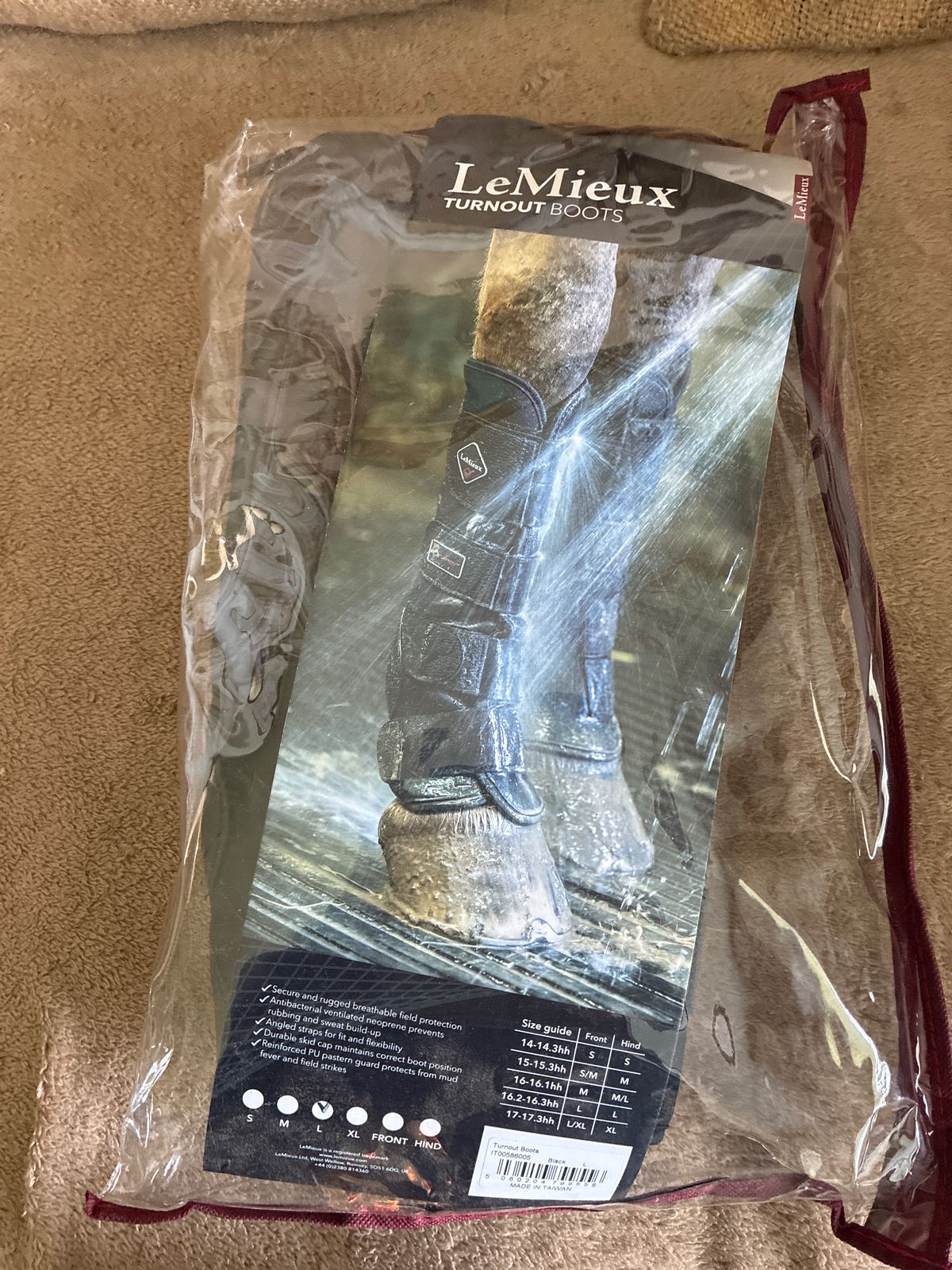 LEMIEUX Turnout Boots (L) Front Boots