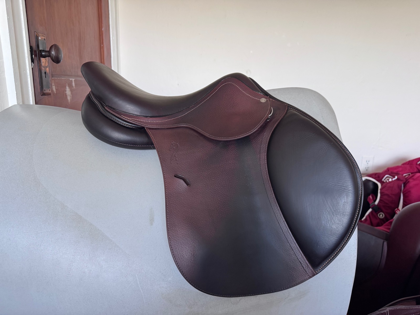 16.5" Antares Connexion Saddle - 2022 - 2A - Grain / Buffalo - WIDE Tree - MINT!