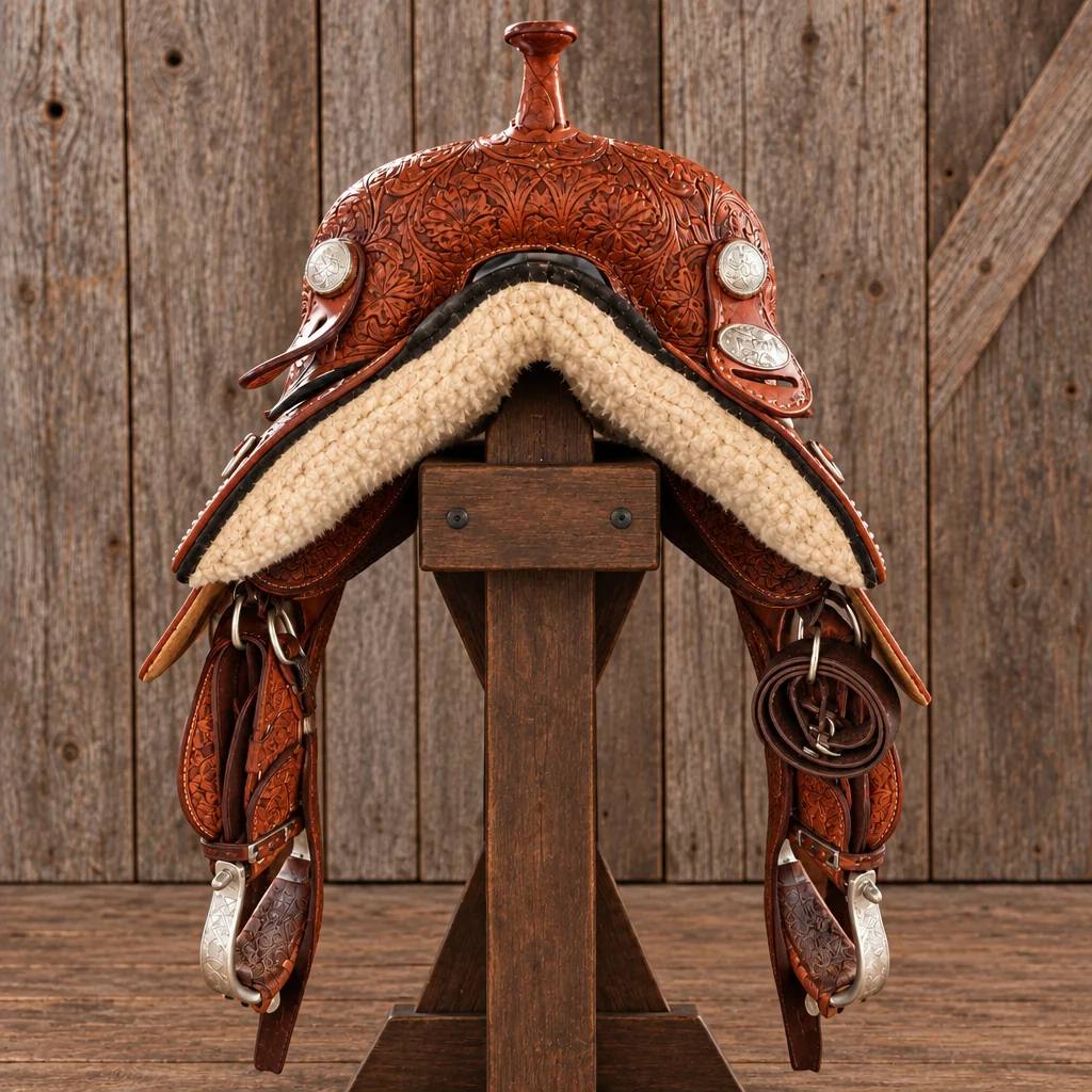 Hilason Treeless Barrel Saddle | 15"