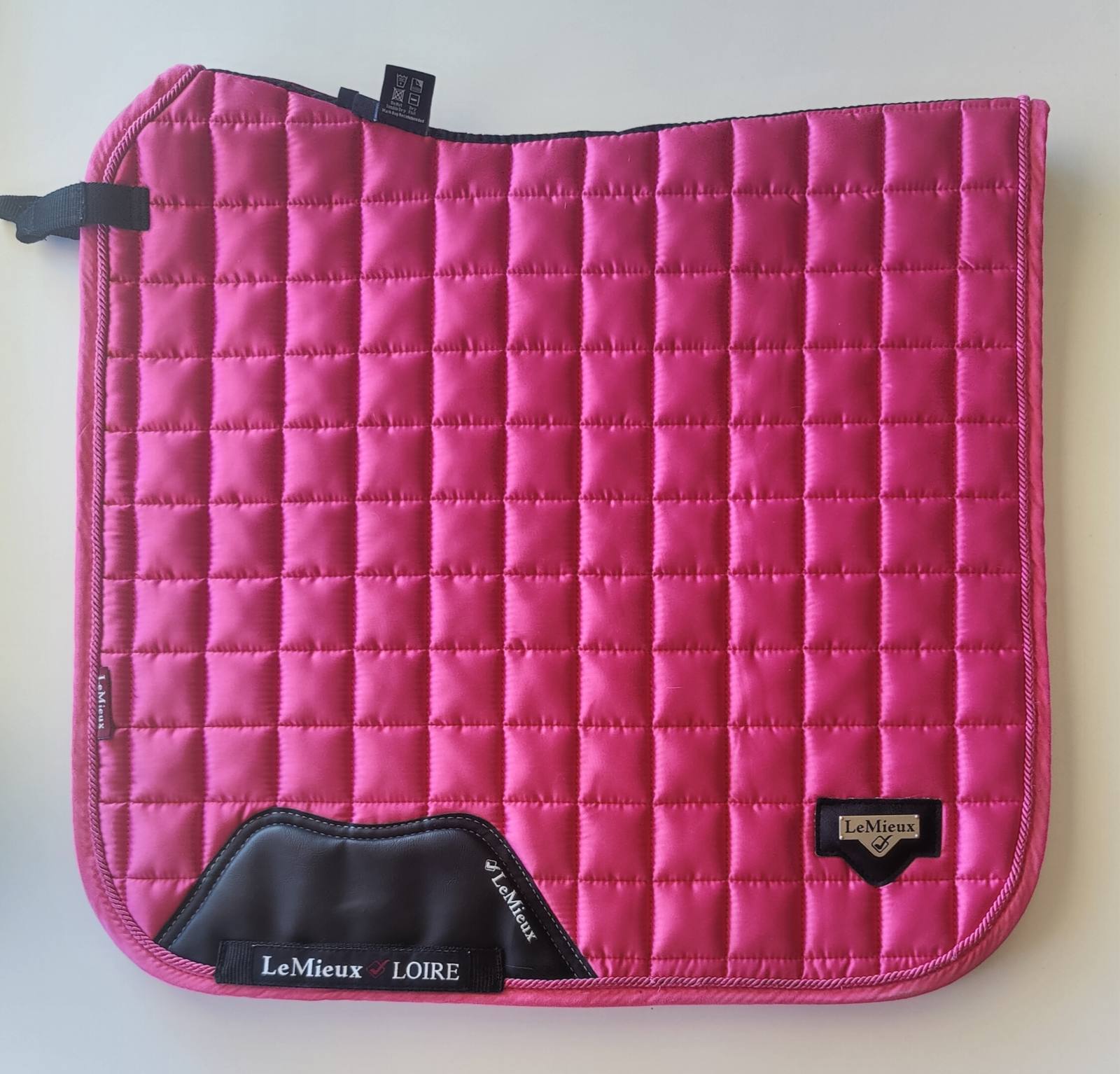 LeMieux Loire Classic Dressage Square Watermelon Saddle Pad Large Lightly Used