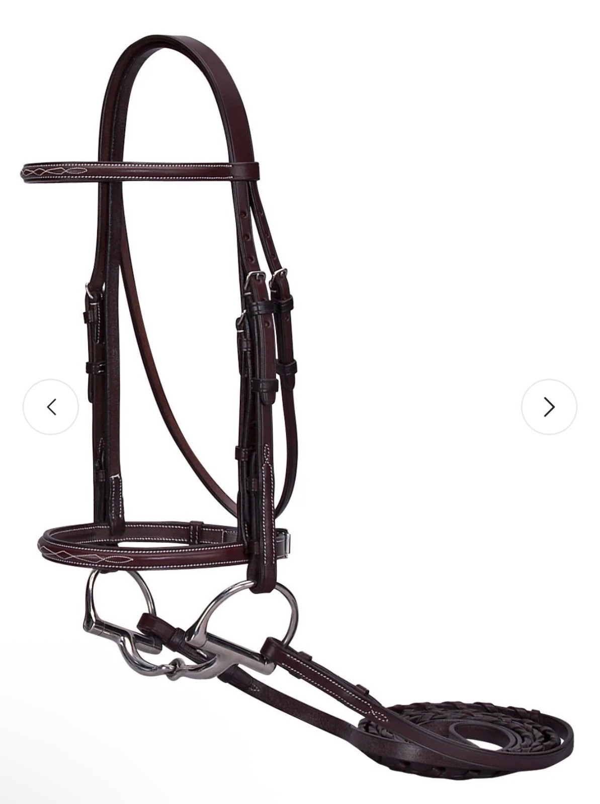 Suffolk Hunter Fancy-Stitched Bridle