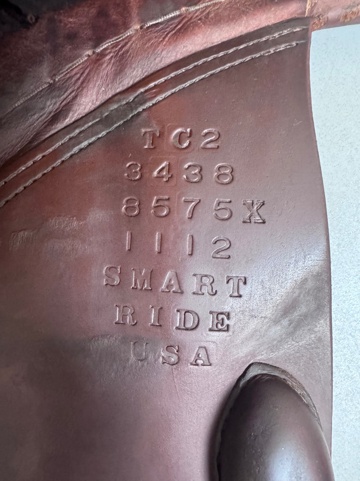 18.5" / 18" Tad Coffin TC2 Smart Ride / SmartRide Saddle - 2012 - Grain / Calf