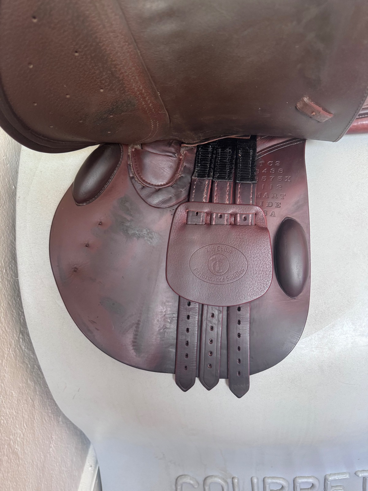 18.5" / 18" Tad Coffin TC2 Smart Ride / SmartRide Saddle - 2012 - Grain / Calf