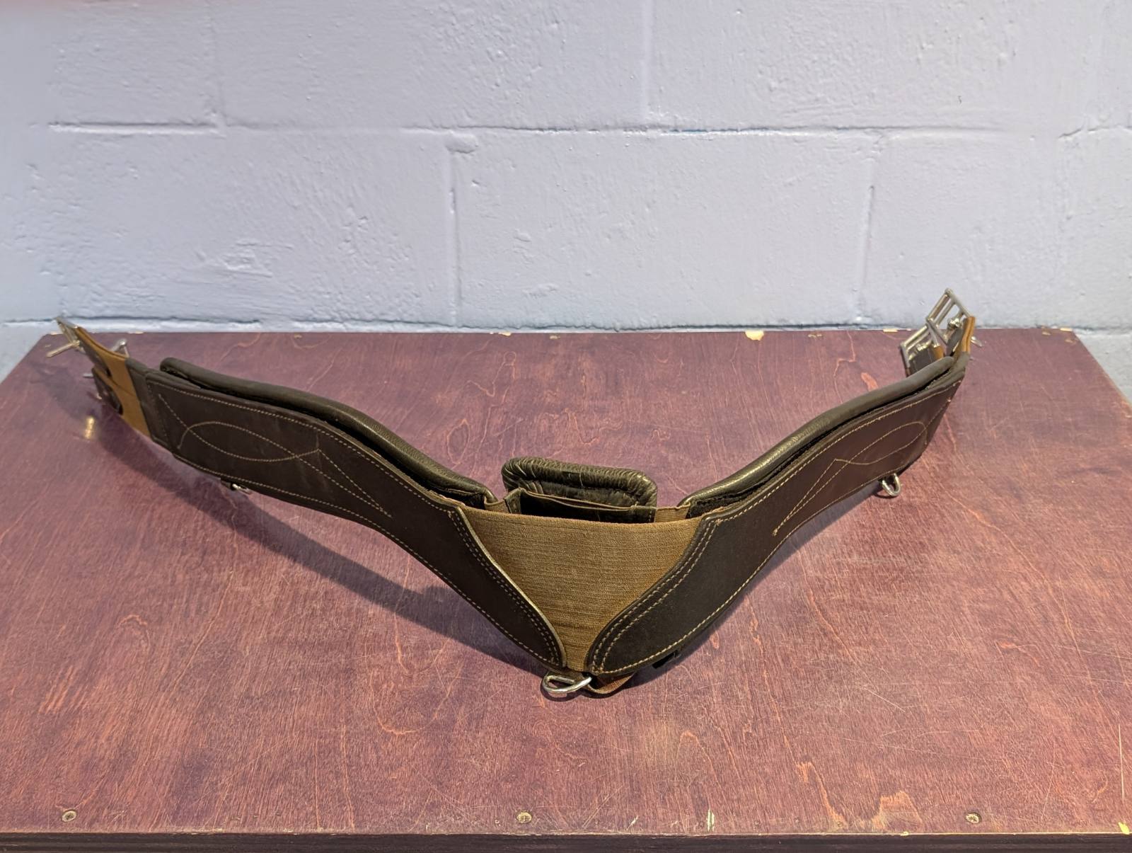 TSF Total Saddle Fit StretchTec Shoulder Relief Girth- Brown - 50