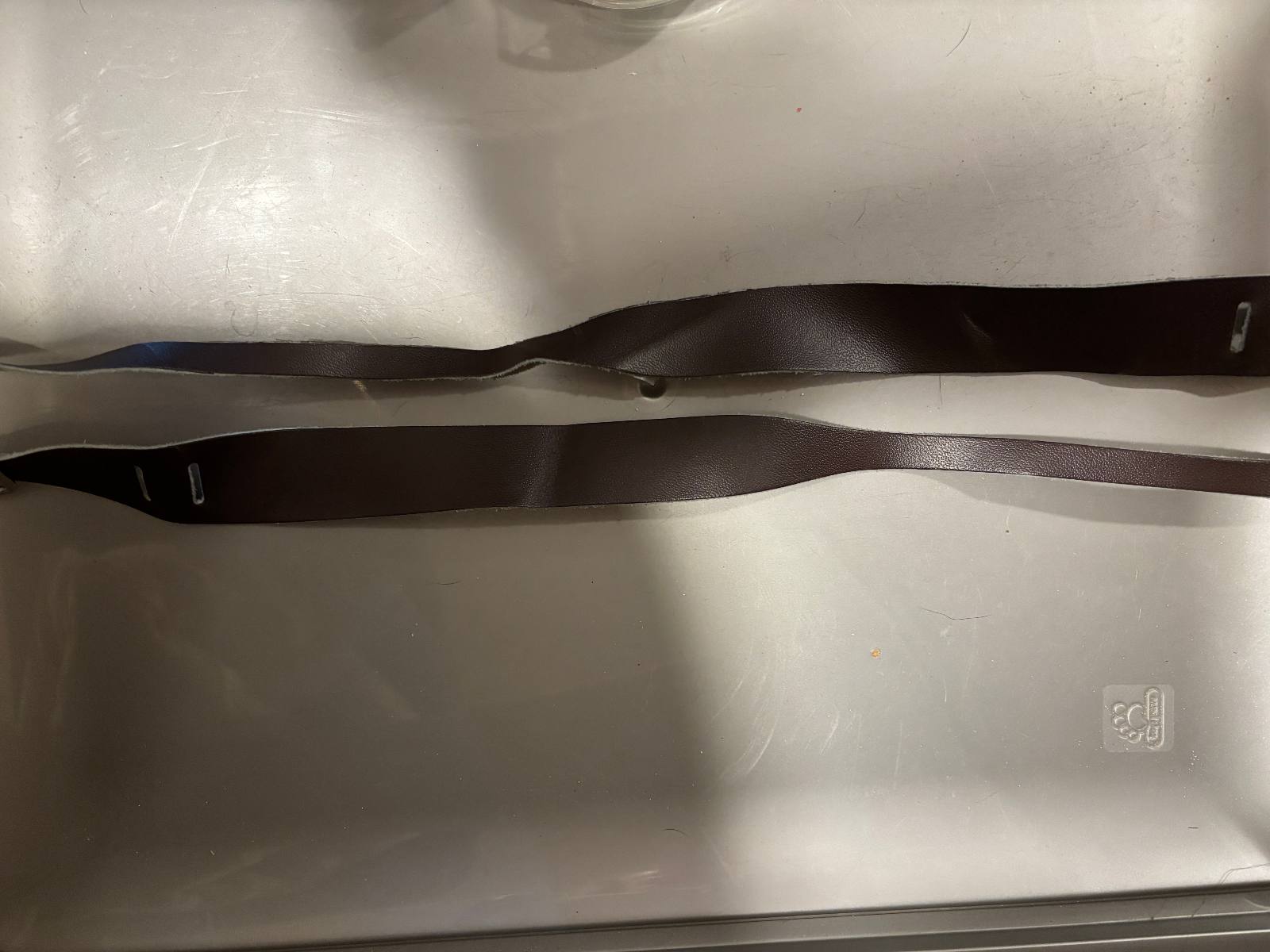 Brown Garter Straps for Showing