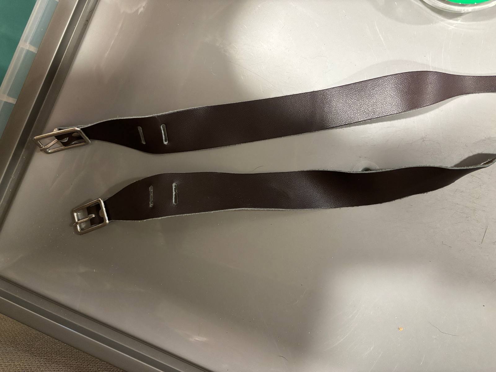 Brown Garter Straps for Showing
