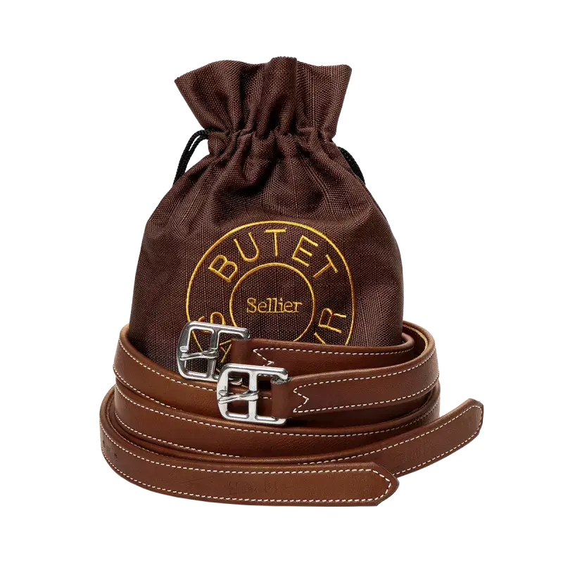 Butet Stirrup Leathers 25mm | Gold | 50