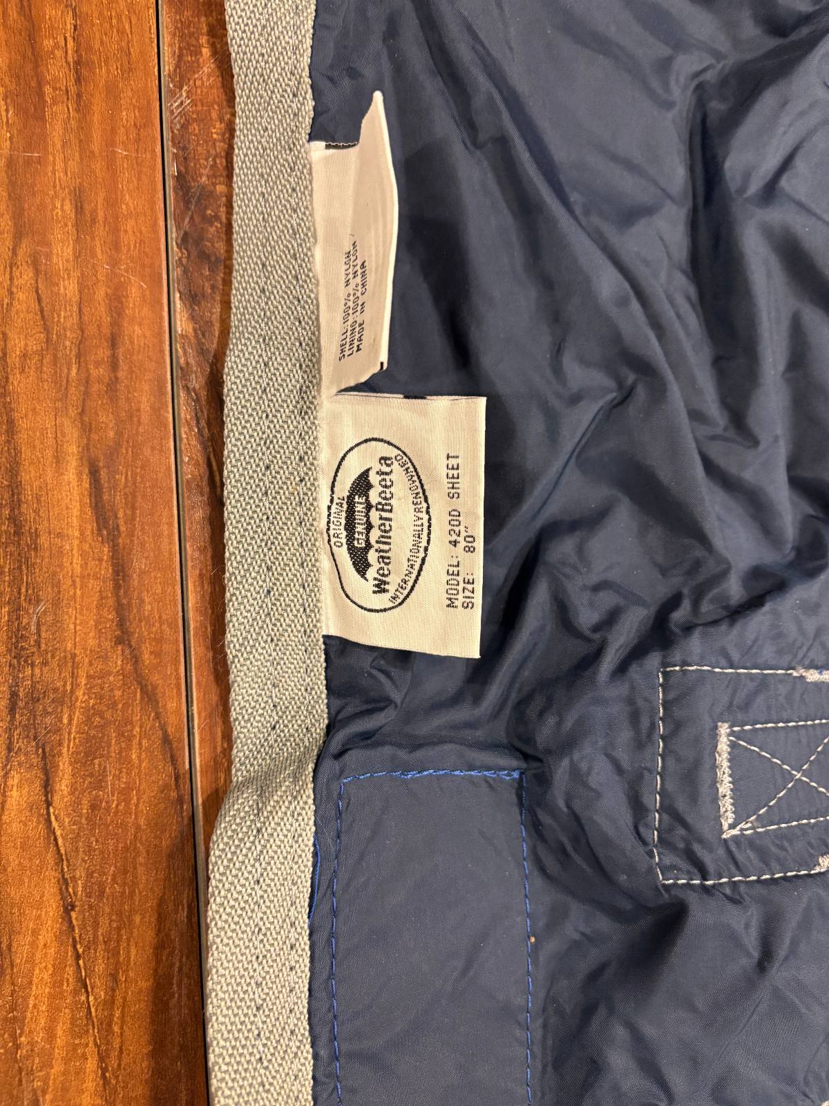 USED Weatherbeeta Nylon Sheet - 80"