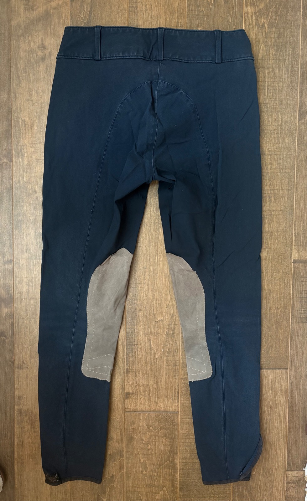 THE TAILORED SPORTSMAN knee patch Breeches - Dark Blue