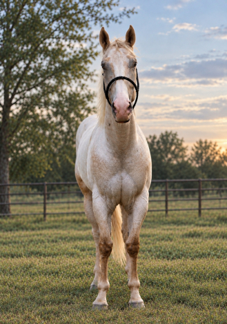 LUNAS GOLDEN NUGGET (Nugget), 4yo Appaloosa gelding, 15.1hh