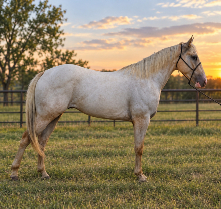 LUNAS GOLDEN NUGGET (Nugget), 4yo Appaloosa gelding, 15.1hh