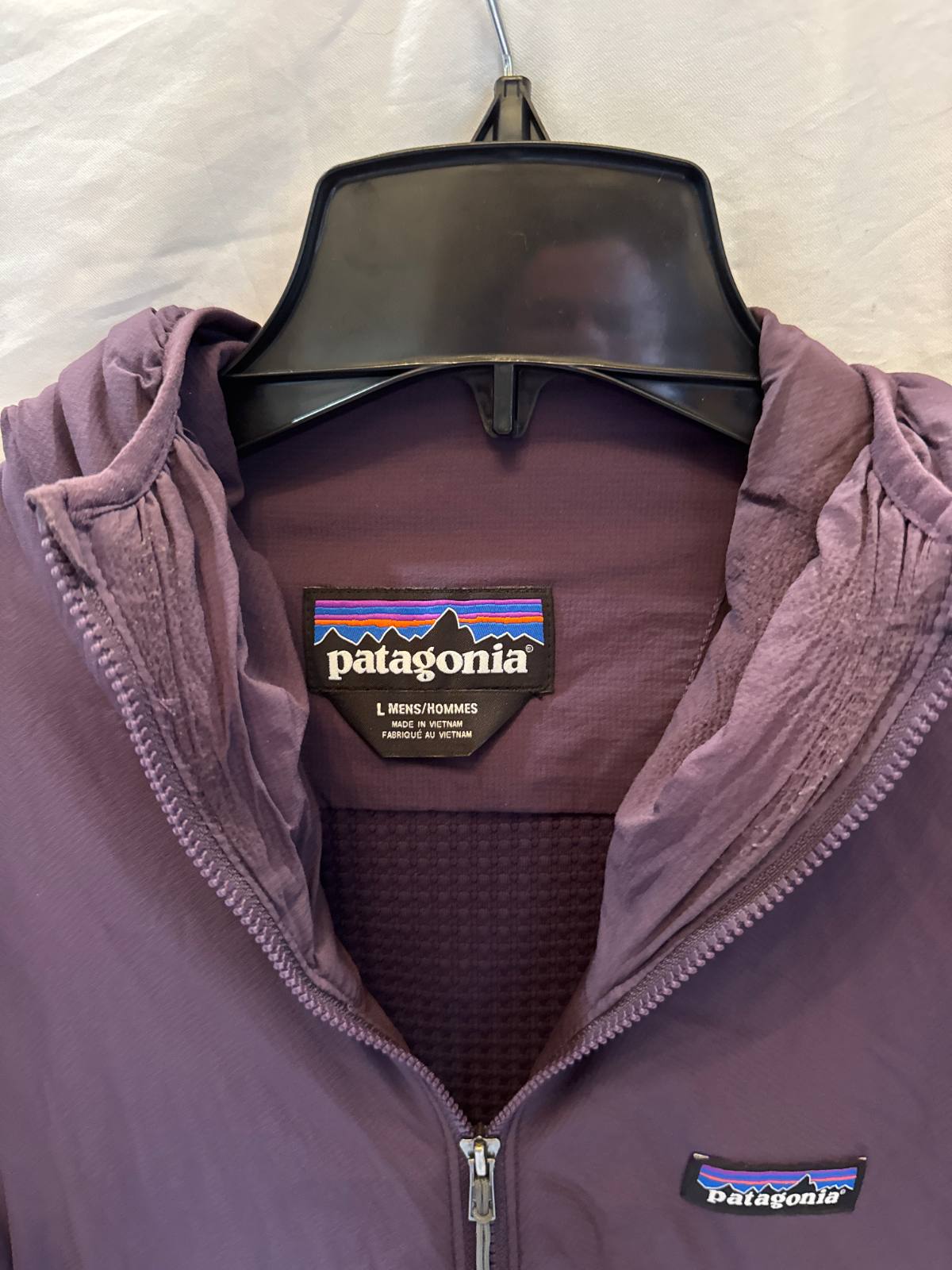 Patagonia Nano-Air Light Hybrid Hoody Jacket Men's L Purple
