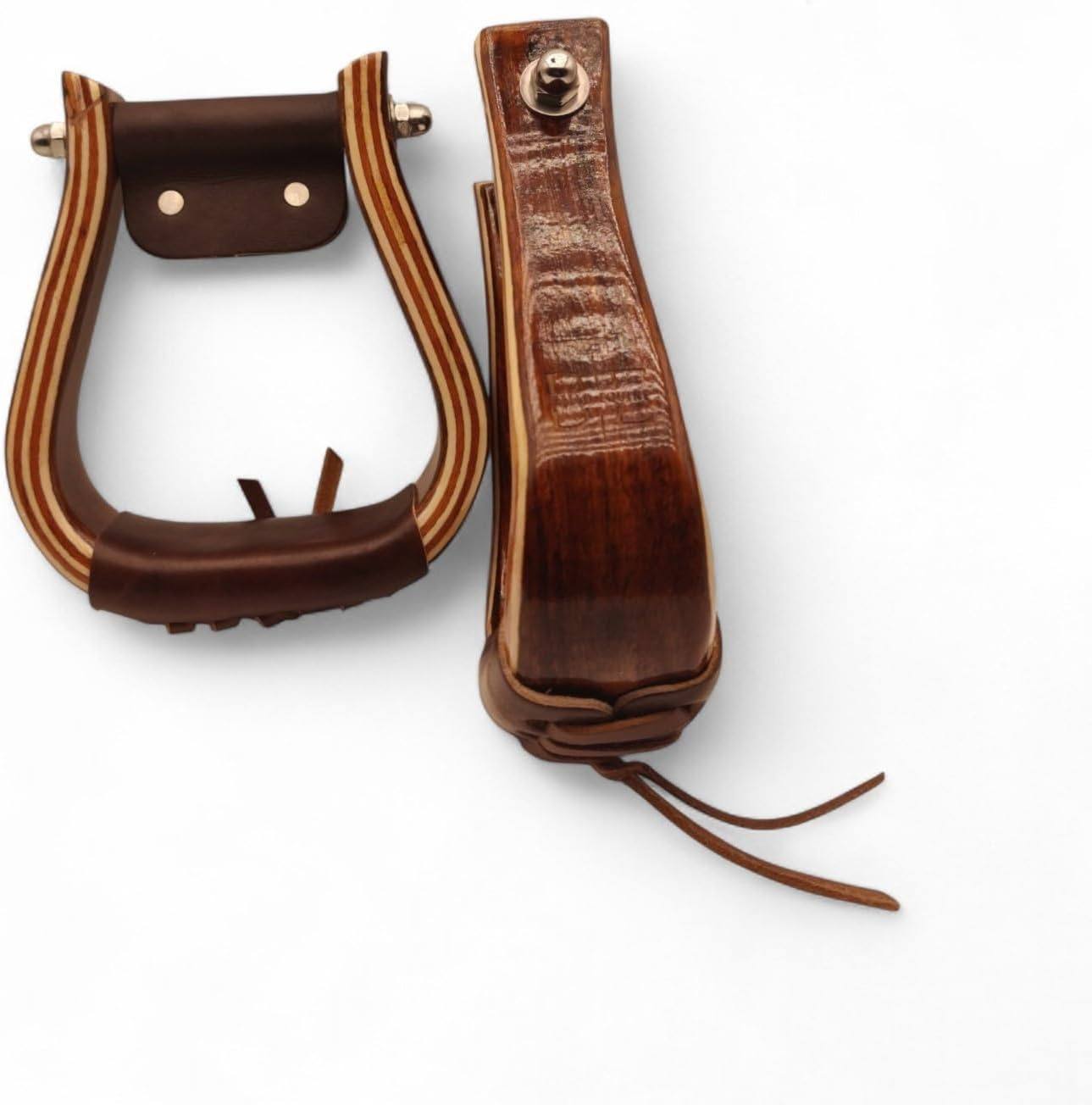 Bello-Equine Wood Stirrups