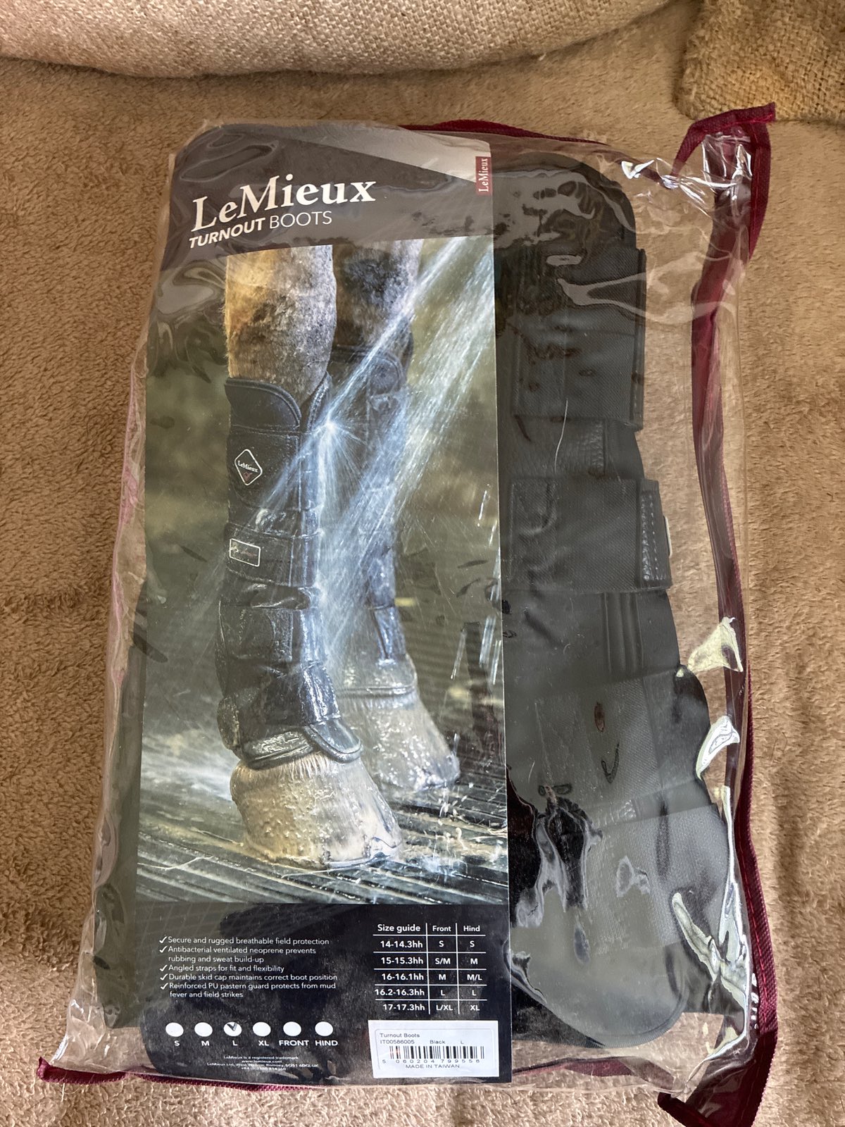 LEMIEUX Turnout Boots (L) Front Boots