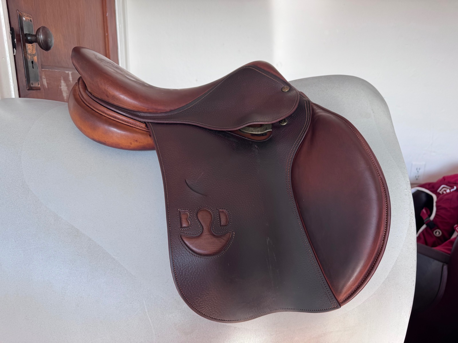 16.5" Bruno Delgrange Virtuose Saddle - 2015 - Grain / Calf - Gorgeous!