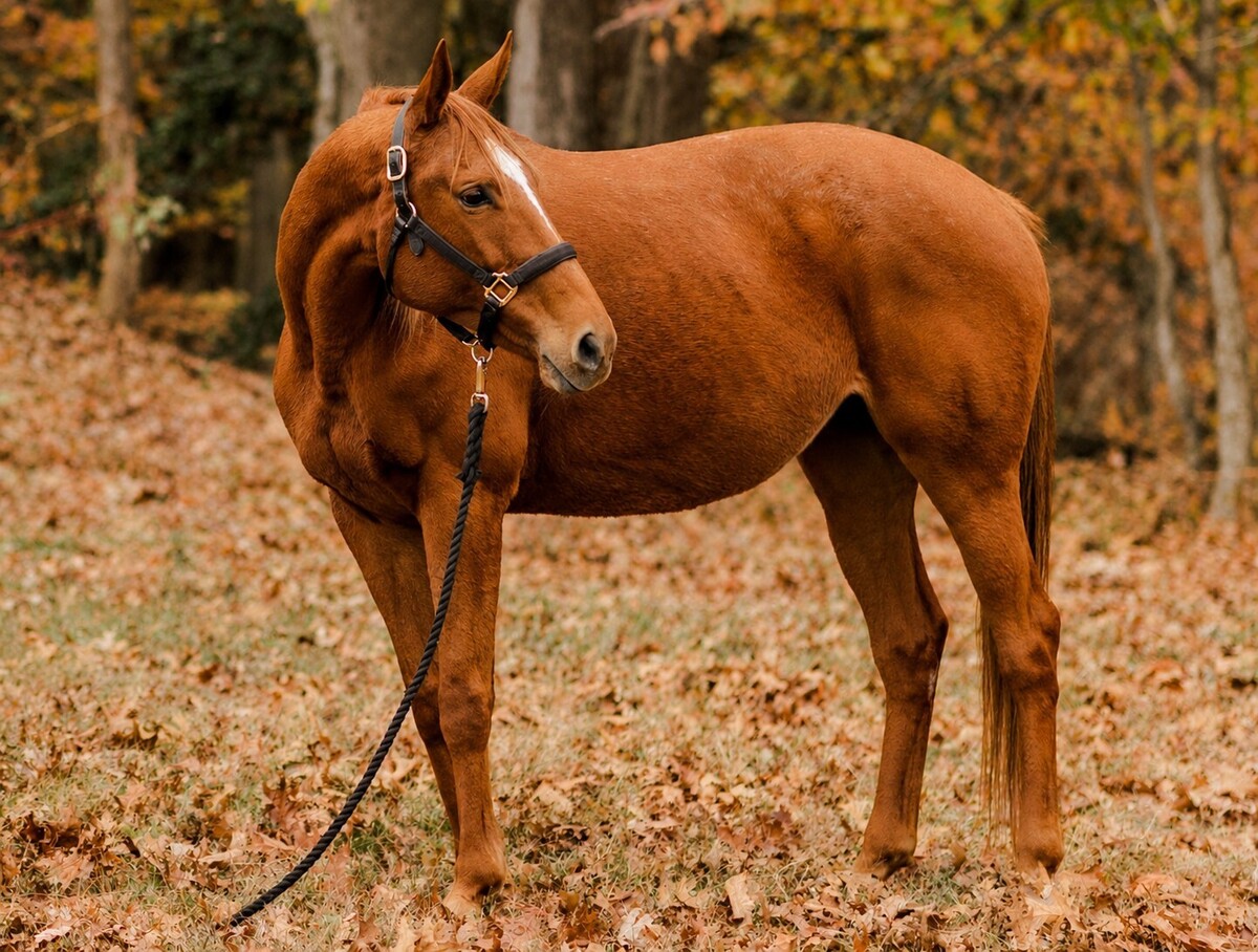 Red Ginger (Cersei), 14yo Thoroughbred mare, 16.2hh