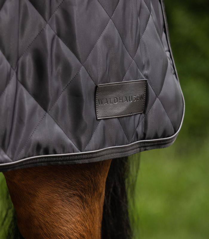 WALDHAUSEN Exclusive Horse Walker Rug/Sheet 50G - Fur Lined - 145cm Black/Black - NEW